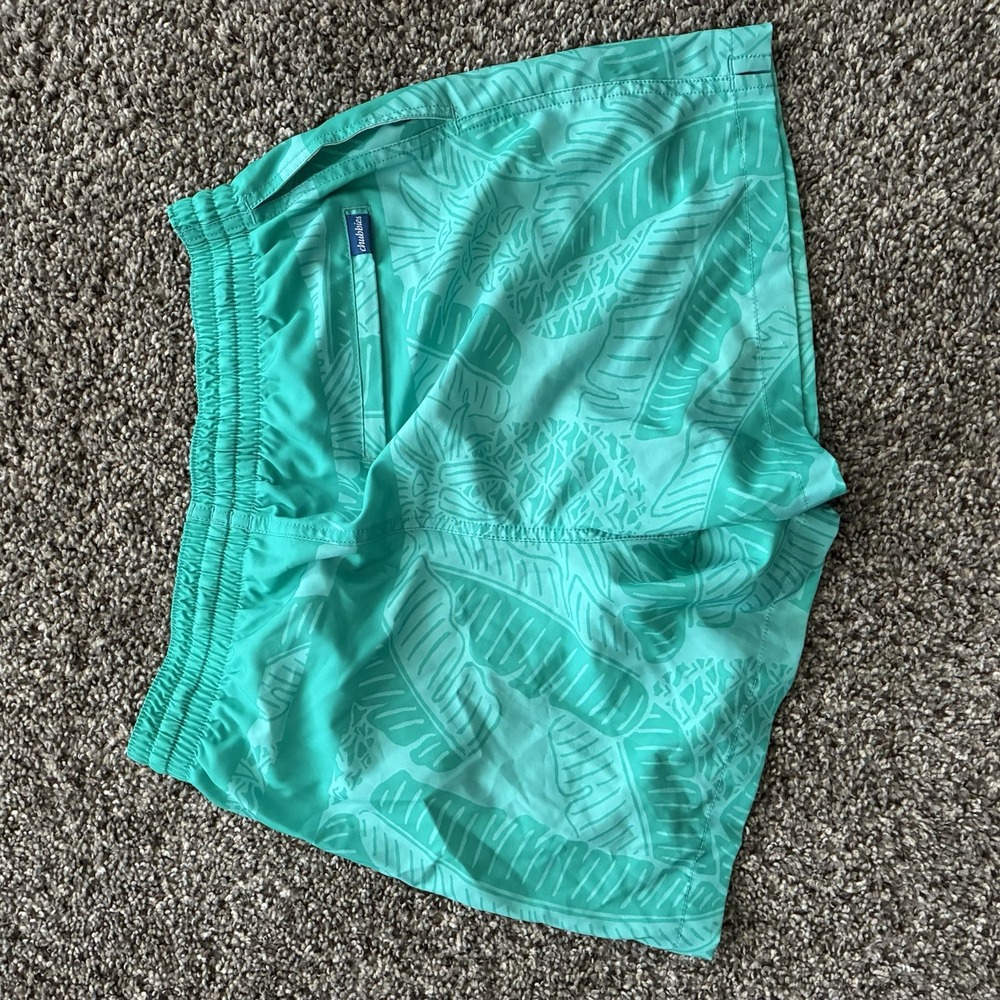Chubbies Men's M Teal Magic Print Swim Trunks - Picture 3 of 3